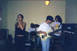 Cantando na noite de Florianpolis - SC (dezembro de 1997)