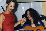 Lia Cordoni e Neuza Pinheiro no Projeto Viva Elis -do Bar Valentino - Show Veloz como a prpria Voz - janeiro 2000