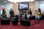 Gravao do Programa 'Papo de Msico' da rdio USP FM com Klber Albuquerque e as cantoras do 'Projeto Vazante' - Elaine Guimares,Daniella Alcarpe e Stella Rocha (julho 2010)