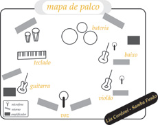 Mapa de Palco - Lia Cordoni - Com percusso